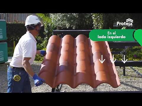 Instalación Proteja Teja Colonial con Caballete Articulado