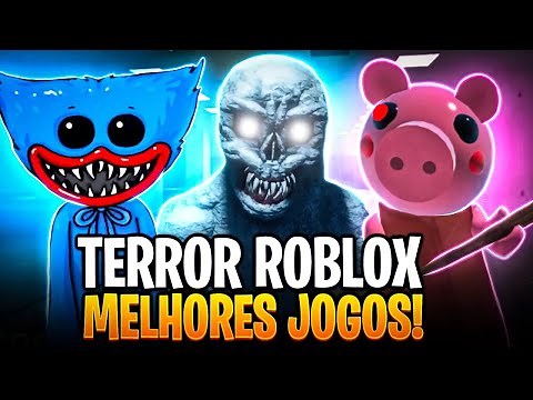 TOP 25 MELHORES JOGOS de TERROR no ROBLOX (ATUALIZADO 2024)