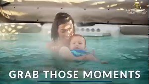 A moment of fun in the swim spa with your family makes a memory that lasts a lifetime. Grab those moments, every chance you get! Hydropool swim spas are more than just a pool. They're a way to connect ❤️ The Water Is Calling  Visit our website for more information: findyourperfectswimspa.com/ #wateriscalling #hydropool #swimspa #familytime #family #connections | Hydropool Hot Tubs and Swim Spas | Facebook