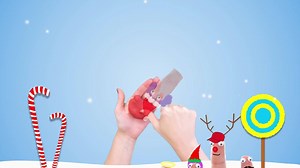 Fingers are flying! Get ready for some Christmas themed dough disco music coming your way! Will baby small ever take the jump? | Early Years Emily