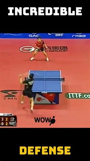 INCREDIBLE DEFENSE! #tabletennis #chopper #defense | WOW Table Tennis