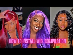 💕How To Install Your Wig compilation 💕