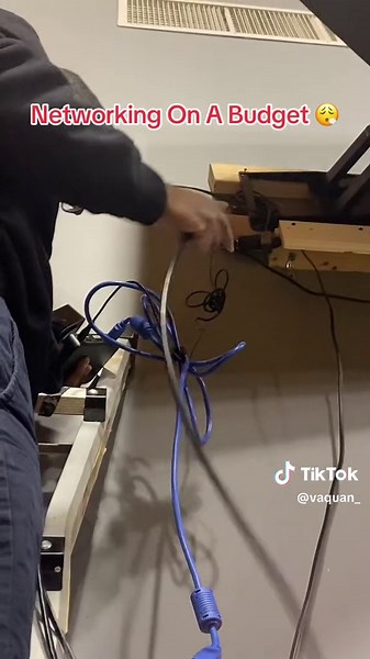 Fixing some network and connection issues here. We were experiencing connection issues with the apple tv and laptop. The apple tvs kept changing networks and would throw off everything, so we decided to just to wire everything to eliminate the issue. Praise God we got it done #faith #goddid #cog #network #computerscience #appletv #onlineconnection #poe #poweroverethernet