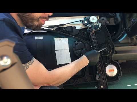 Mini Cooper R56 squeaking window regulator fix