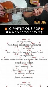 Play and Sing ON NE CHANGE PAS by Céline Dion on guitar