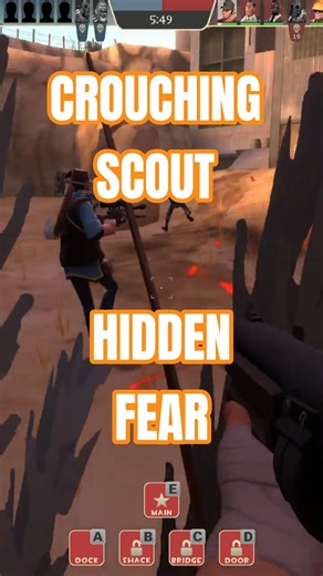 [TF2] Crouching Scout, Hidden Fear #tf2 #teamfortress2 #gaming