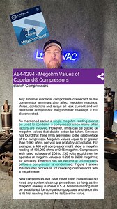 Q&A why does a scroll compressor need a hard start and megs bad. Let's talk about it! Love2HVAC #hvac #hvacr #hardstart #love2hvac #megohm | Ty Branaman