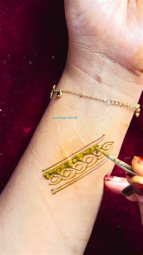 henna design tutorial 🍃🌿 #mehndi #hennaart #mehndidesign
