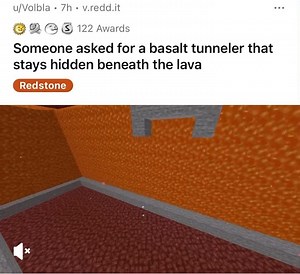 Lootspire | This is the easiest way to make nether tunnel 🪜🏌️‍♀️ Great machine lava in nether annoys me the most out of all nether annoying things... | Instagram