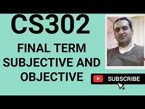 cs302 final term subjective and objective
