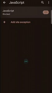 JavaScript Turn off or Turn on, All Smart Phones, Google Chrome Browser, By HM Tec