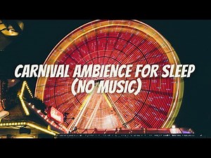 Country Fair/Carnival Ambience for SLEEP, People Talking/Crowd Chatter, Relax, Deep Sleep, No Music