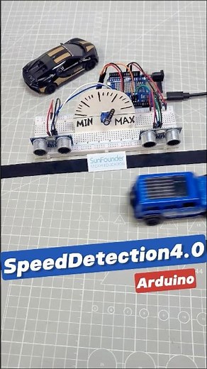 🔥 DIY Arduino Speed Meter Using HC-SR04 #arduinoproject #arduino