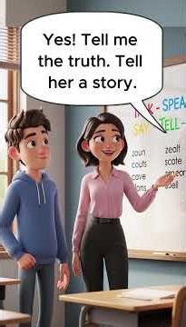 Talk vs Speak vs Say vs Tell | Easy English Grammar