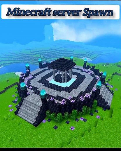 Minecraft server Spawn #minecraft #minecraftbuilding