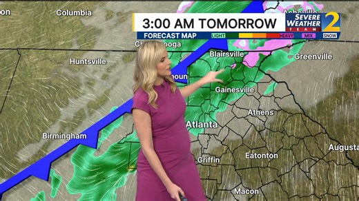 Our next cold front moves through tonight with overnight rain and possibility of wintry mix. Severe Weather Team 2 is tracking another weekend system live on Channel 2 >>> http://wsbtvweatherapp.com/ | WSB-TV