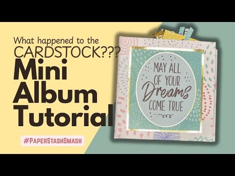 Can I make a mini album without cardstock? Watch this!