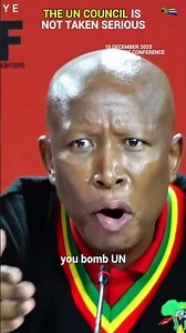 "The UN security Council is not taken seriously" - Julius Malema AT EFF Press Conference