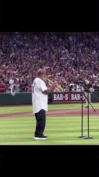Trumpet Player Sings National Anthem After Instrument Malfunctions | Dr. Jesse McGuire