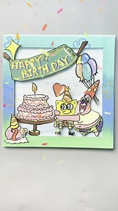见证奇迹！海绵宝宝立体生日贺卡制作全过程大揭秘