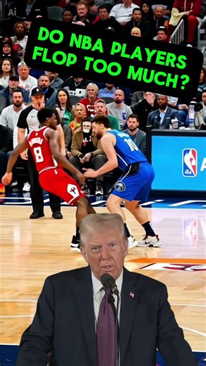 Trump has HAD ENOUGH of the flopping! 🏀