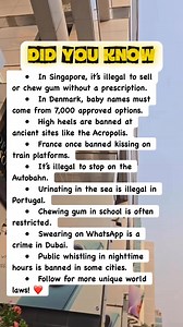 Strangest Laws Around the World! #facts | Did You Know Facts By OFS