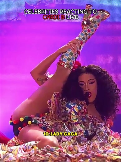 Celebrities Reacting to Cardi B's Live Performance