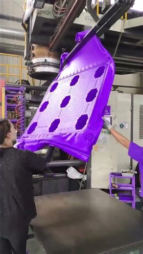 How Giant Plastic Products Are Made 🟣🏭 | Blow Molding Factory Process