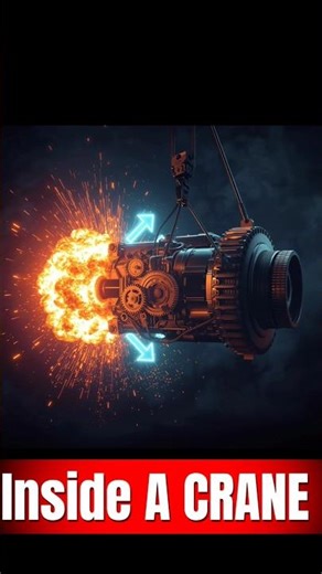 “Inside a Crane Engine 😱 How It REALLY Works