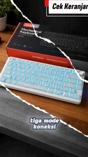 Keyboard Paling keren Layout 76 Persen #keyboard #keyboardgaming #keyboardkeren #keyboardasmr