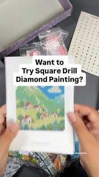 Want to try square drill diamond art kits?