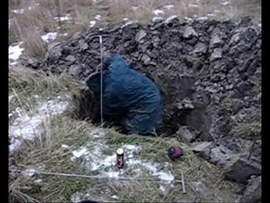 Excavation on fields of battles WW2
