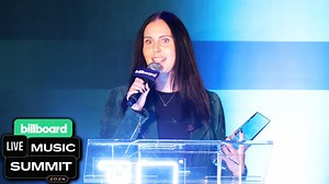 Erin Calhoun From the Sphere Accepts Top Venue of the Year | Billboard Live Summit 2024