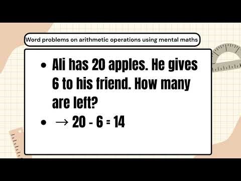 Easy Mental Maths | Number Patterns & Arithmetic Word Problems