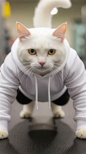 Weak Cat Trains Hard & Defeats the Dog! 🐱💪🐶🔥 #cat #cartoon #catcartoon #freecartoons #dog #animat