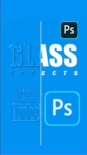 Glass Text Effect in Photoshop: Create Transparent Glossy Text