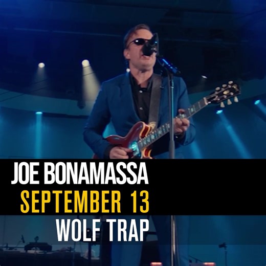DC! See you in September at Wolf Trap. 😎👍 | Joe Bonamassa