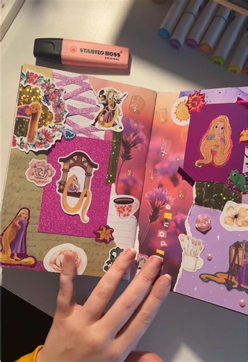 DISNEY SCRAPBOOKING ✨ #disney #scrapbook #scrapbooking #journaling #journalwithme