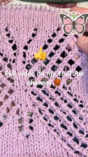 ASMR 🧶 Elegant, Lace pattern “Butterfly “ 🦋