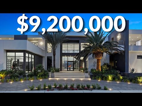 Inside a $9,200,000 MEGA Mansion With INSANE Entertainment | Las Vegas Luxury Home Tour