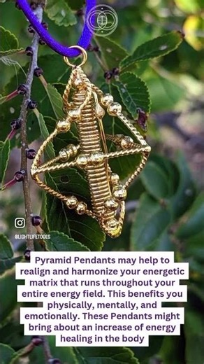Raise Your Vibration with Pyramid Pendants 💛