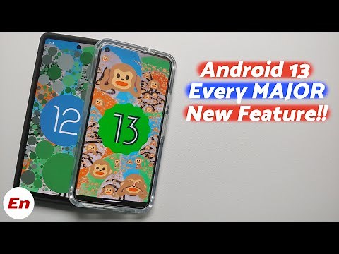 Android 13 EVERY Major New Feature; Side by Side Android 12 Comparison