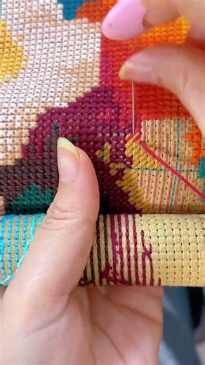 #Cross-stitch enthusiast#Tutorial on cross-stitch techniques#Cross-stitch