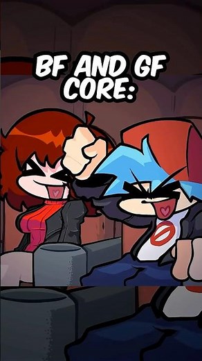 FNF BF X GF CORE #fnf #fnfanimation #fnfmod #shorts