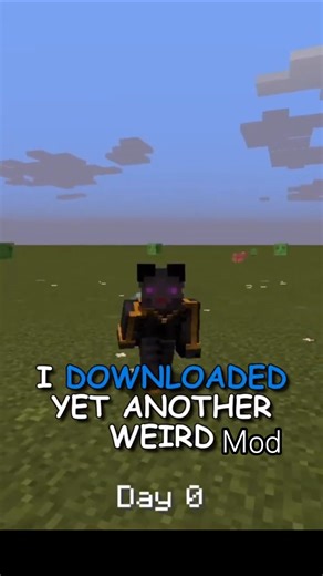 Testing Cursed Mods pt.1 #minecraft #shorts