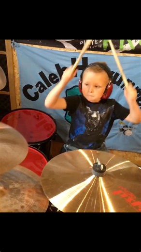 4 Years Ago - Age 6! Ain’t Talkin’ ‘bout Love! #vanhalen #RockMusic #FlashbackFriday #drummer #drums #baterista #musician #calebhdrummer #drumkit #paistecymbals #sjcdrums | Caleb H Drummer