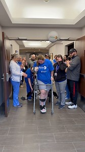 Markayla was admitted to Encompass Health after a car accident. Upon arrival, she was unable to stand independently, but with determination, Markayla made incredible progress during her stay. She made lasting connections with her personalized care team, and walked out of our hospital with independence, resilience and perseverance. We are so proud of your hard work, Markayla! Thank you for trusting us with your care. At Encompass Health, we are committed to helping patients get back to what matte