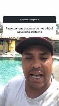 Pq a água arde nos olhos a água está cristalina