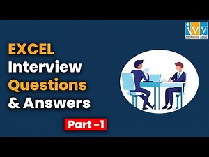 Excel Interview Questions and Answers | Excel Preparation | Part-1 | Excel Training | Ivy Pro School