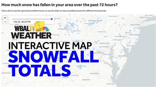 SNOW MAP: How much snow has fallen? | Interactive